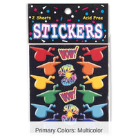 6 Pack Bulk Super Grad Graduation Party Stickers 2 Sheets/Pack