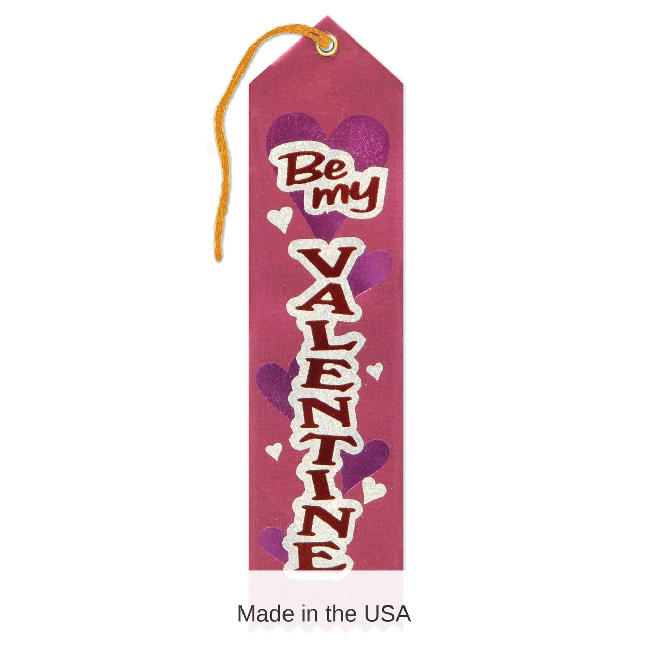 6 Pack Bulk Valentine's Day Be My Valentine Award Ribbon