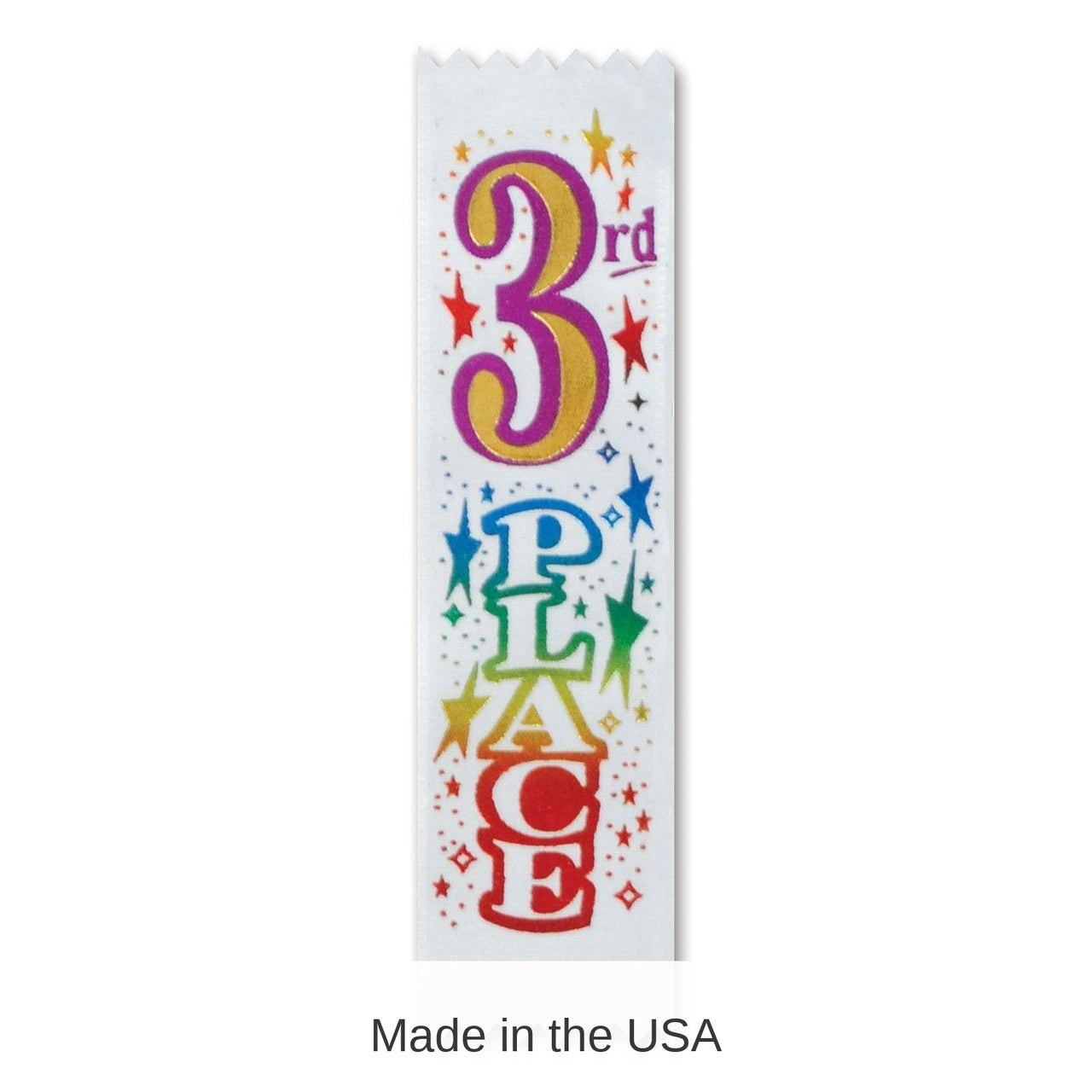 30 Pack Bulk 3rd Place Value Pack Ribbons