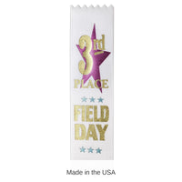 30 Pack Bulk Field Day 3rd Place Value Pack Ribbons