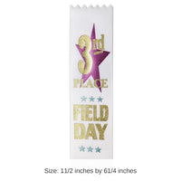 30 Pack Bulk Field Day 3rd Place Value Pack Ribbons
