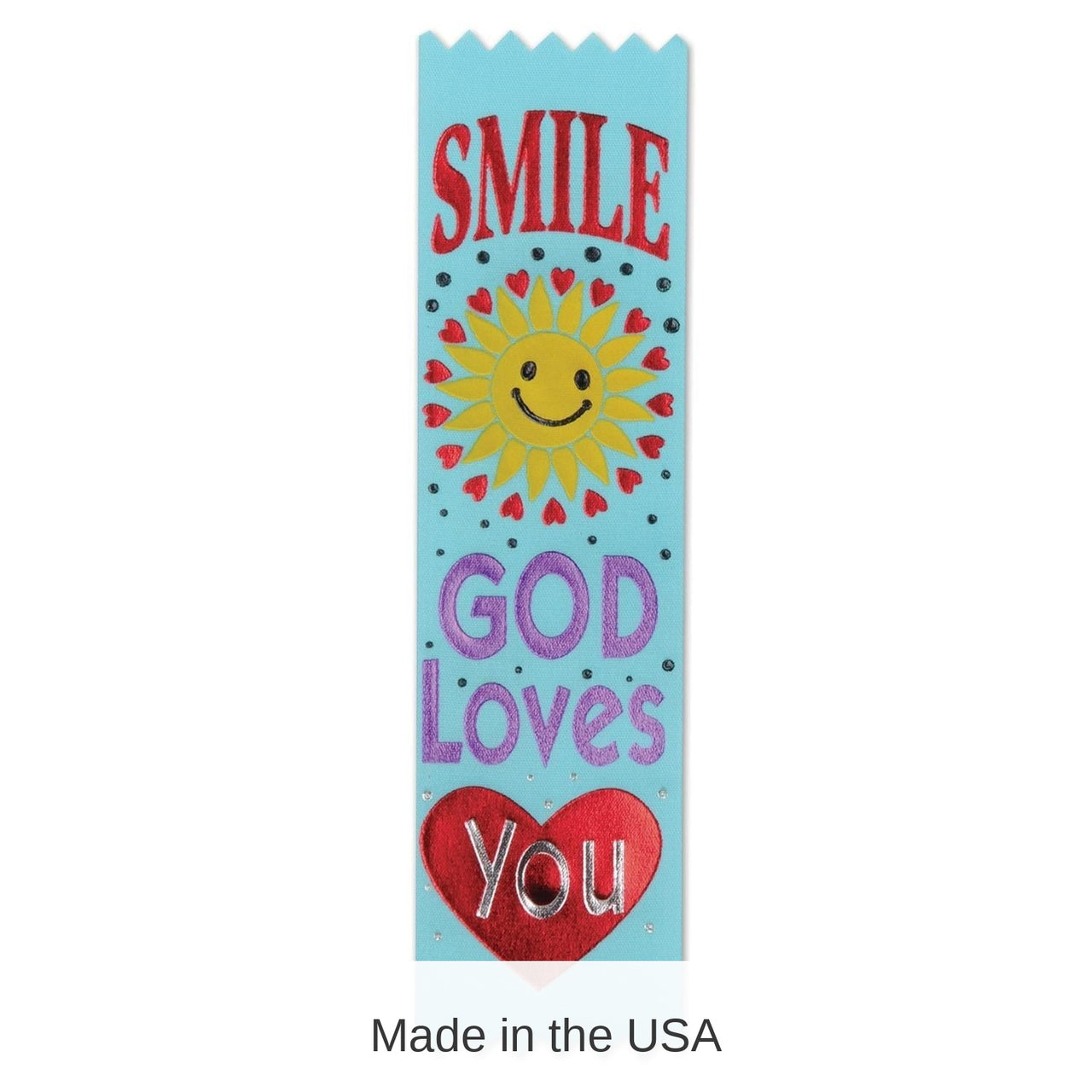 30 Pack Bulk Smile - God Loves You Value Pack Ribbons