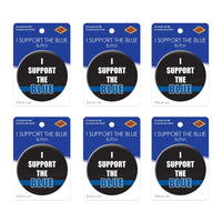 Beistle I Support The Blue Button (Case of 6)