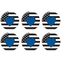 Beistle Blue Heart Button (Case of 6)