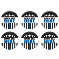 Beistle Back The Blue Button (Case of 6)