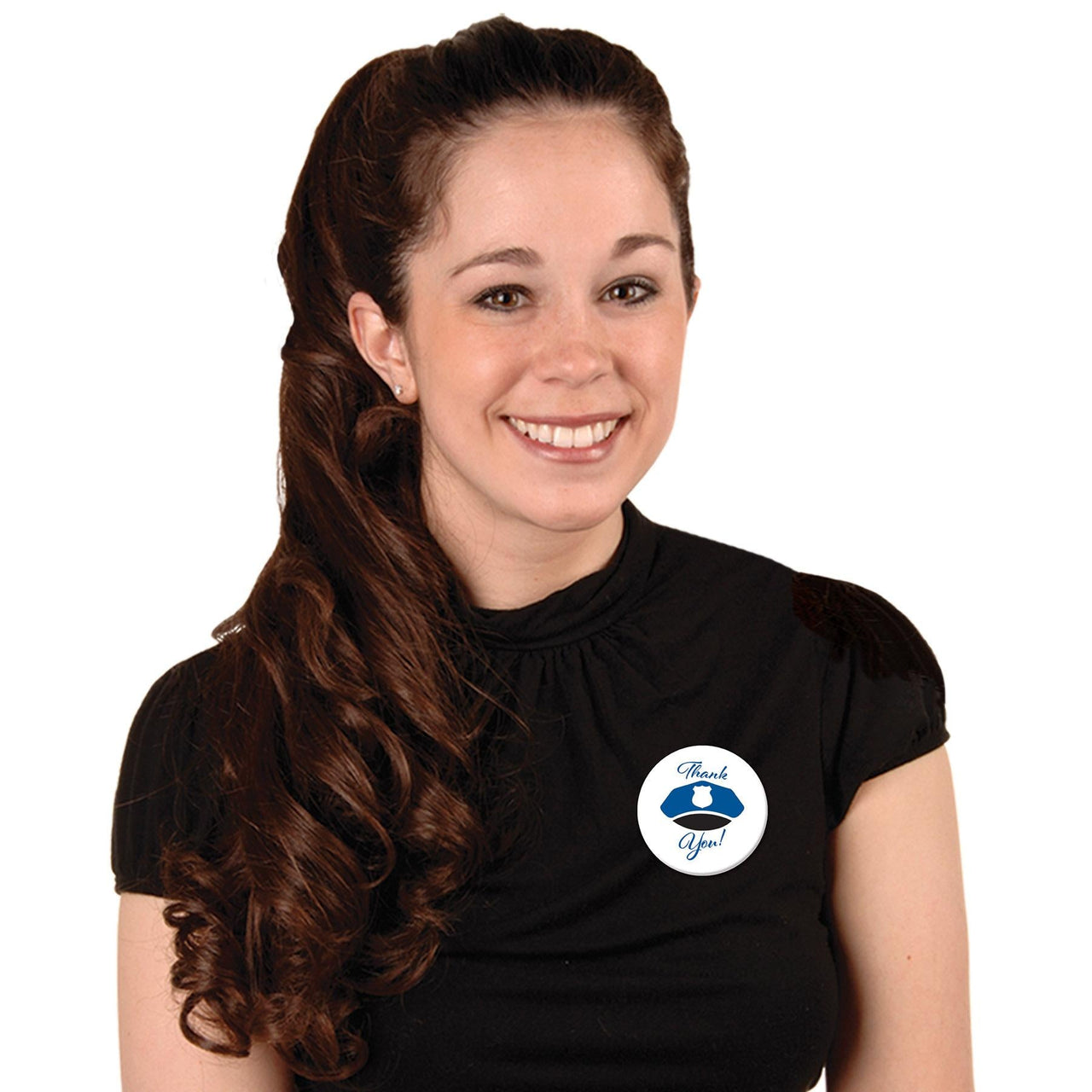 Beistle Thank You! Law Enforcement Button (Case of 6)