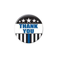 Thank You Law Enforcement Button - Bulk 6 Pack
