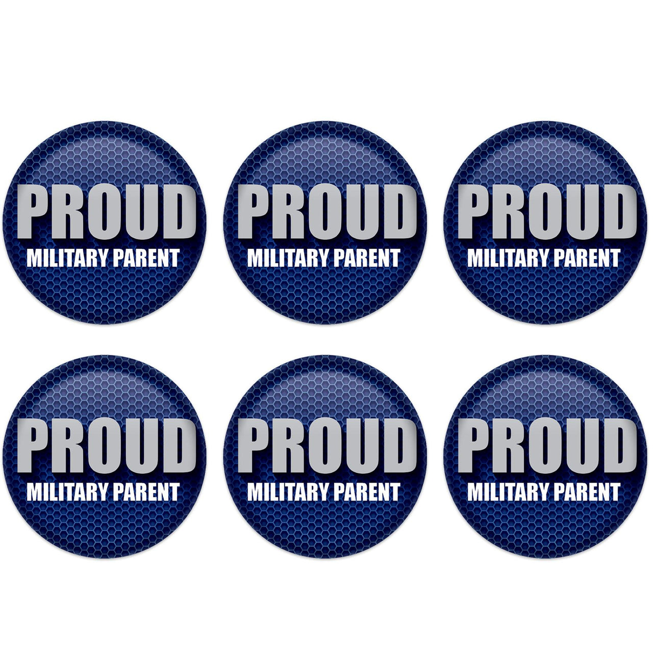 Beistle Proud Military Parent Button (Case of 6)