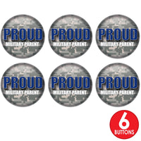 Beistle Proud Military Parent Button (Case of 6)