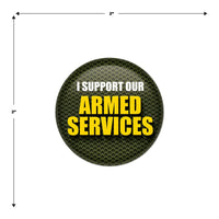 Beistle I Support Our Armed Services (Case of 6)