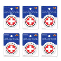Beistle TY To All Our Health Care Workers Button (Case of 6)