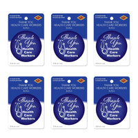 Beistle Thank You Health Care Workers Button (Case of 6)