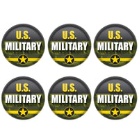 Beistle U.S. Military Button (Case of 6)