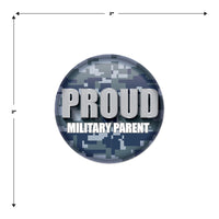 Beistle Proud Military Parent Button (Case of 6)