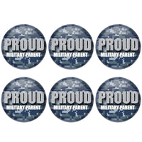 Beistle Proud Military Parent Button (Case of 6)