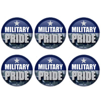 Beistle Military Pride Button (Case of 6)