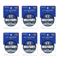 Beistle U.S. Military Button (Case of 6)