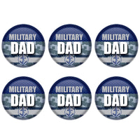 Beistle Military Dad Button (Case of 6)