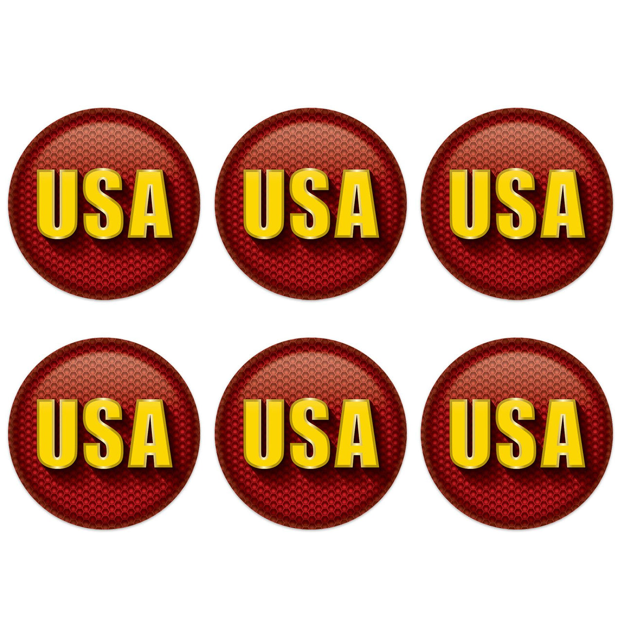 Beistle USA Button (Case of 6)