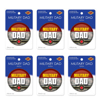 Beistle Military Dad Button (Case of 6)