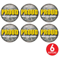 Beistle Proud Military Parent Button (Case of 6)