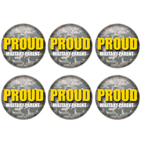 Beistle Proud Military Parent Button (Case of 6)