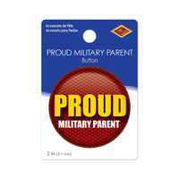 Beistle Proud Military Parent Button (Case of 6)
