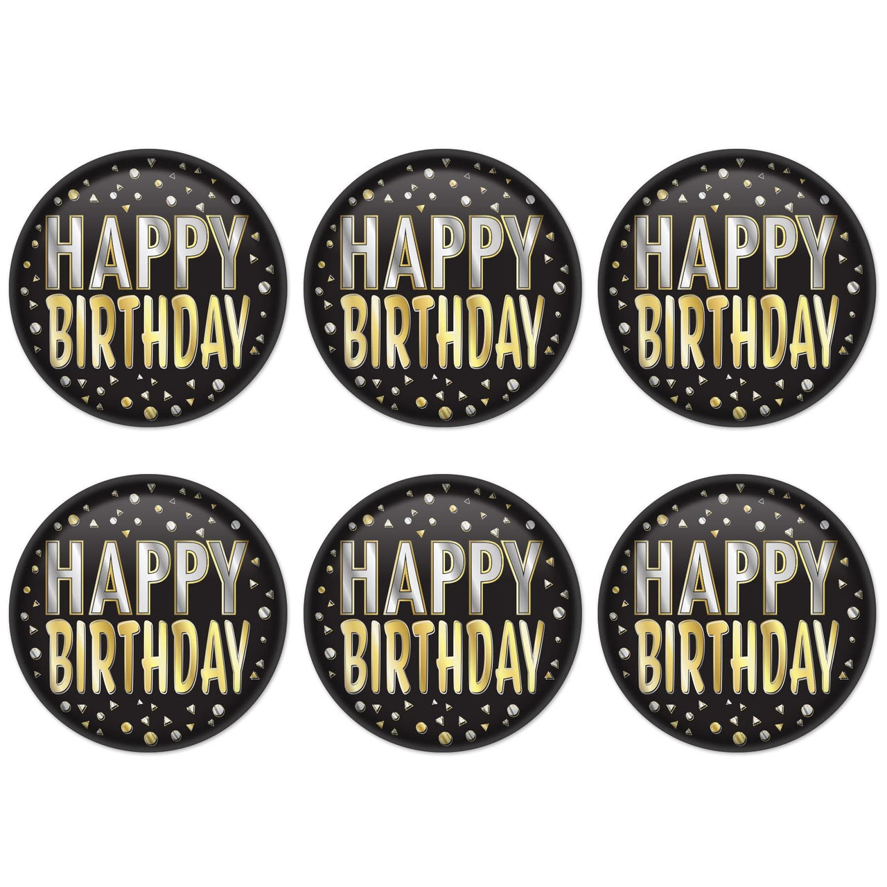Beistle Happy Birthday Button (Case of 6)