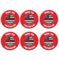 Beistle Thank You Firefighters Button (Case of 6)