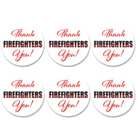 Beistle Thank You! Firefighters Button (Case of 6)