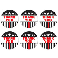 Beistle Thank You Firefighters Button (Case of 6)