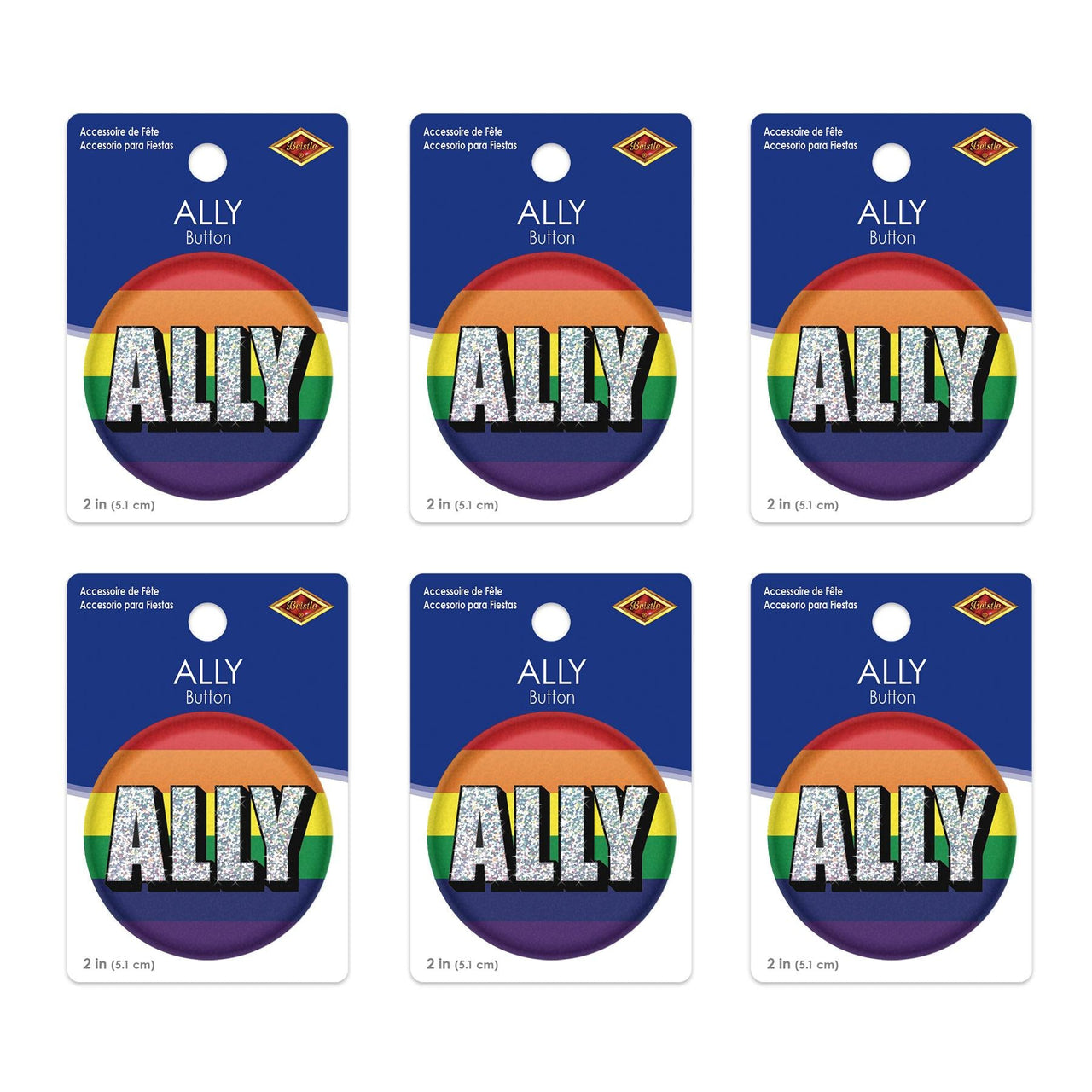 Ally Button (Case of 6)