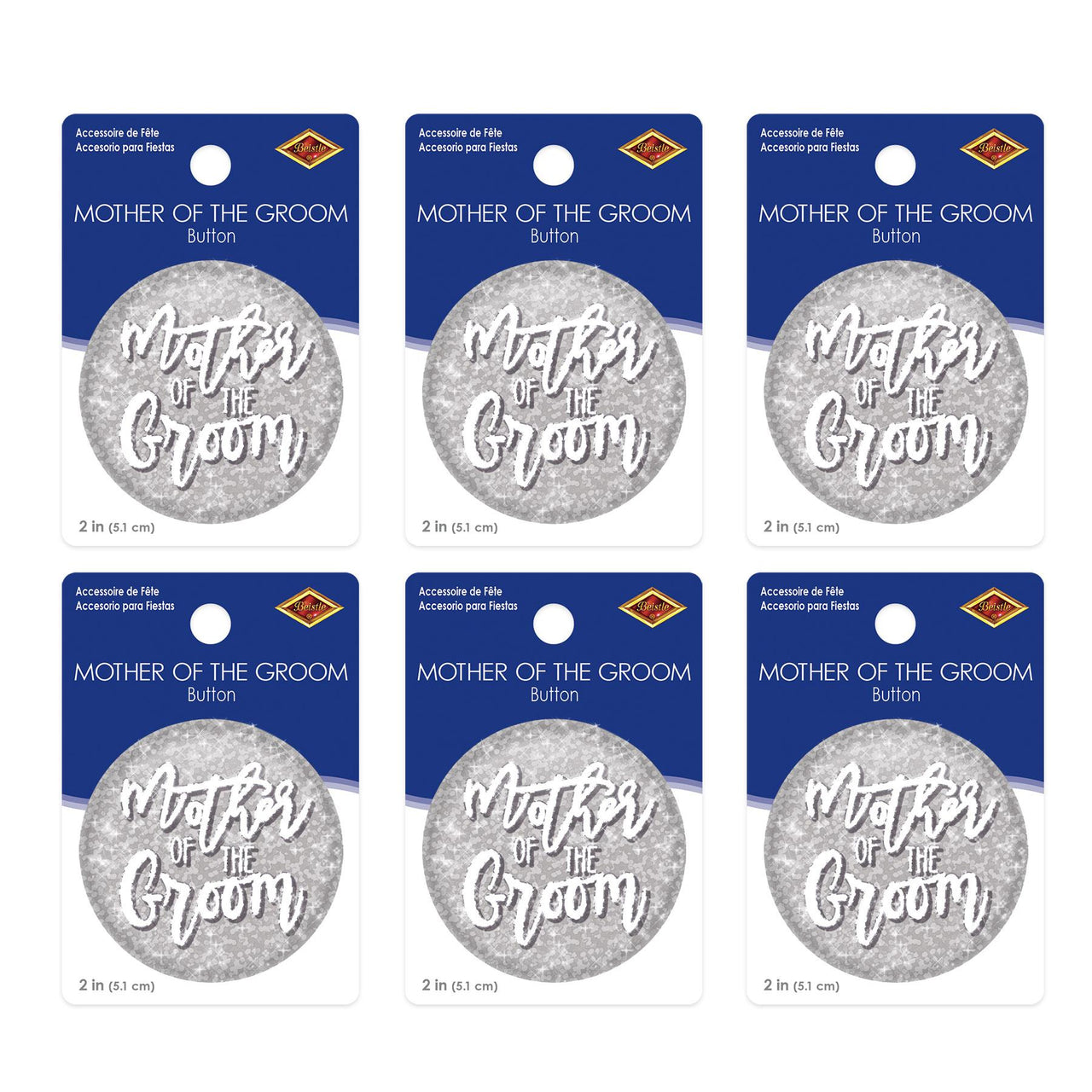 Mother Of The Groom Button (Case of 6)
