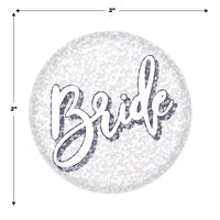 Bride Button (Case of 6)