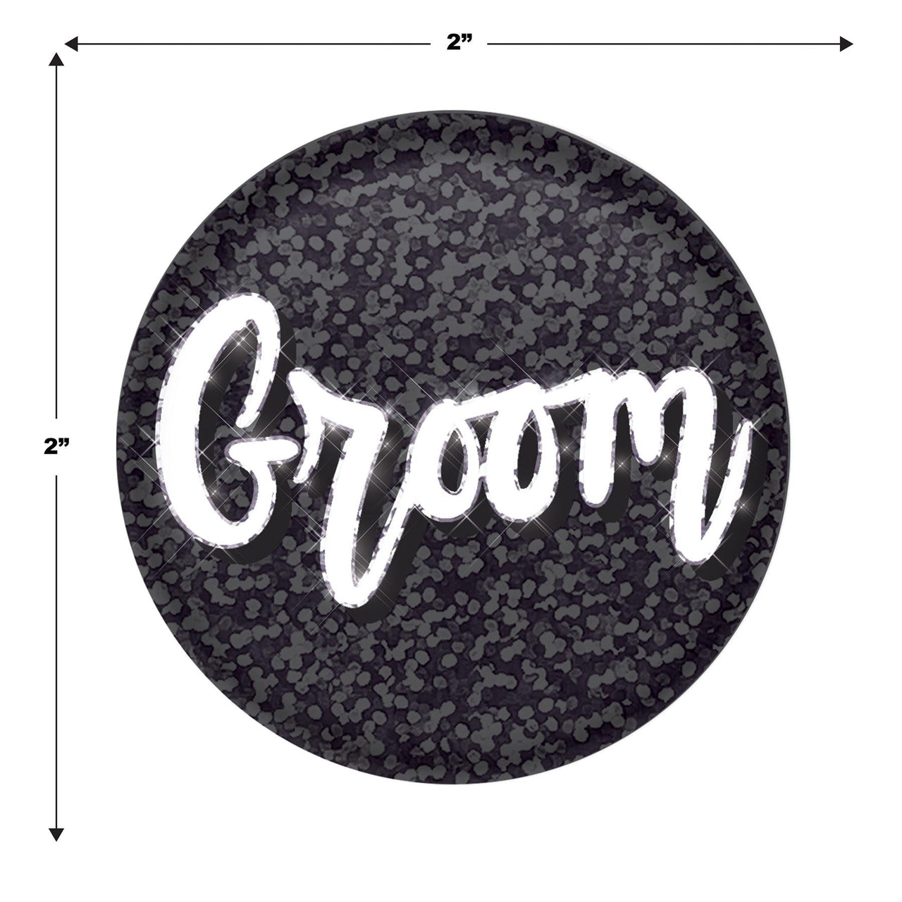 Groom Button (Case of 6)