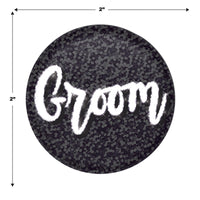 Groom Button (Case of 6)