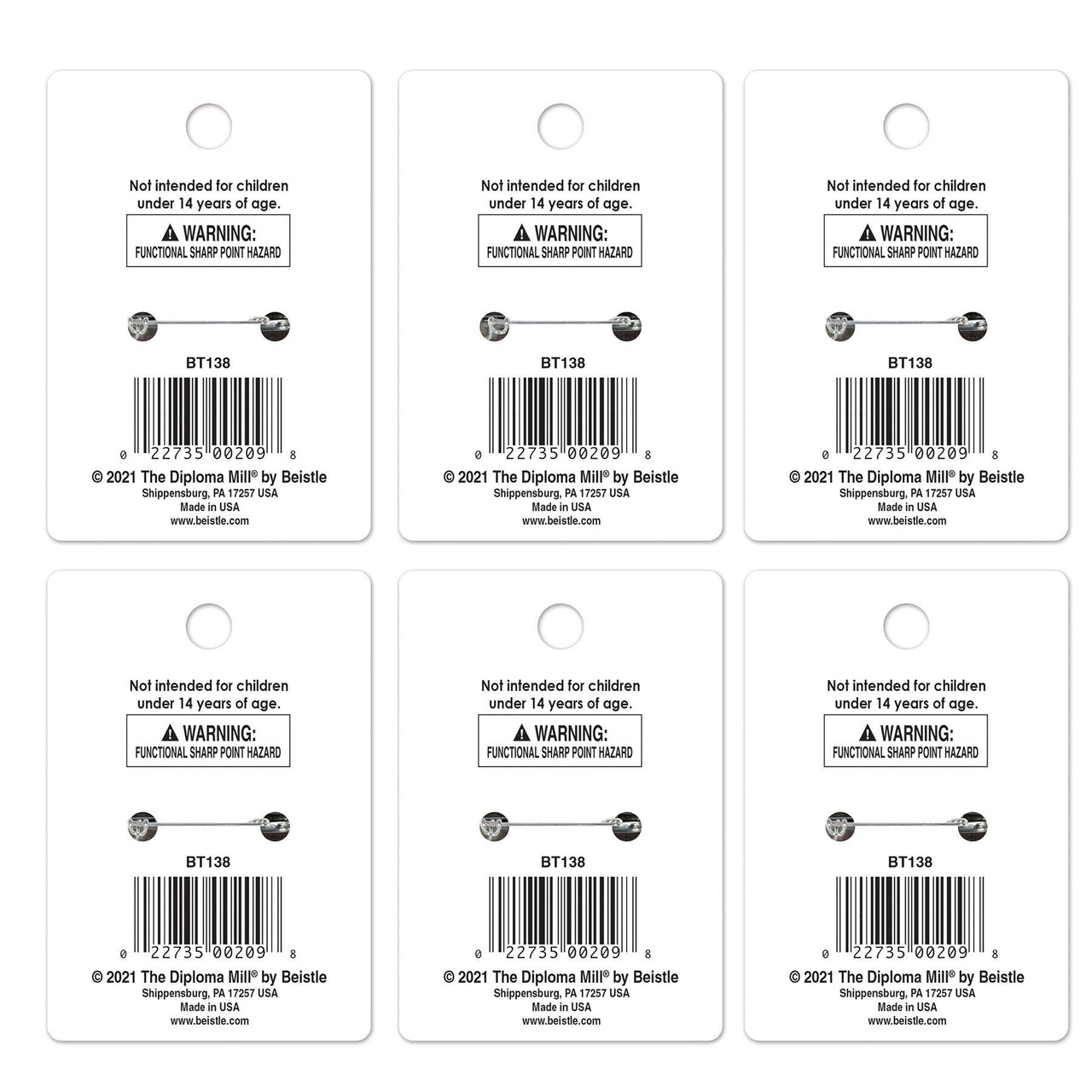 Maid Of Honor Button (Case of 6)