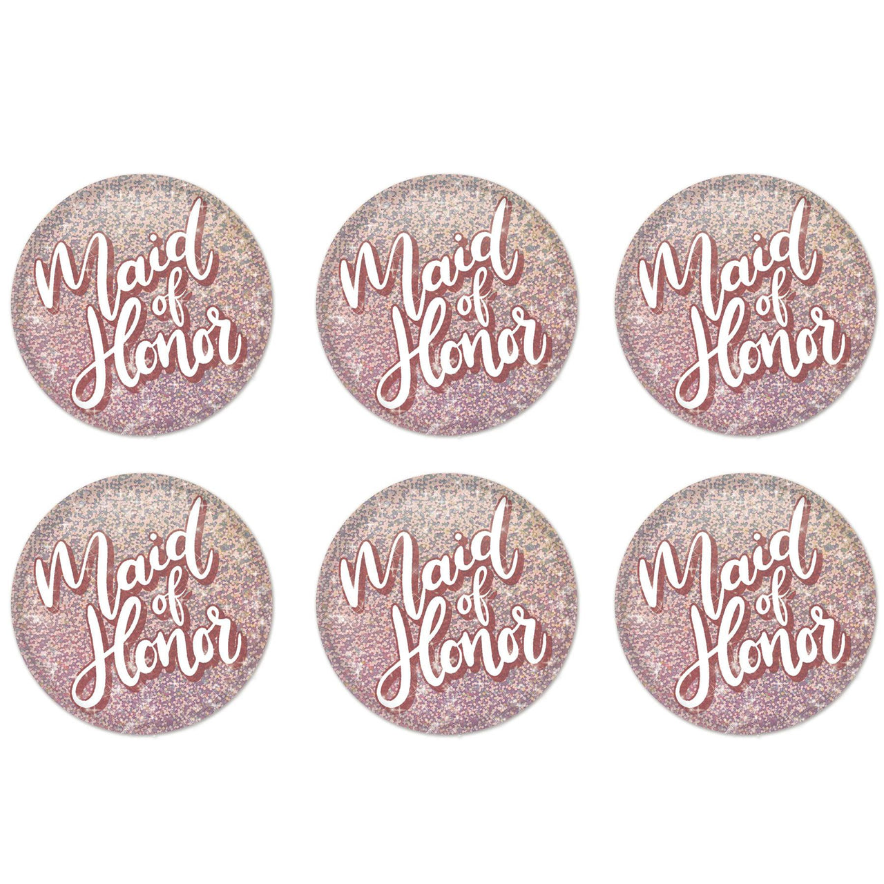 Maid Of Honor Button (Case of 6)