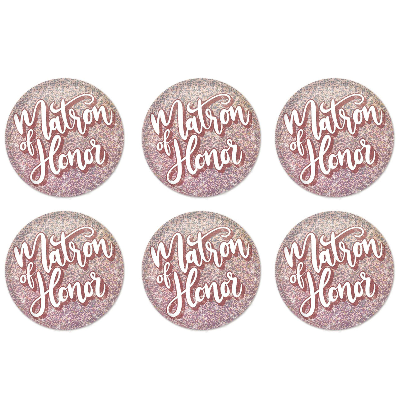 Matron of Honor Button (Case of 6)
