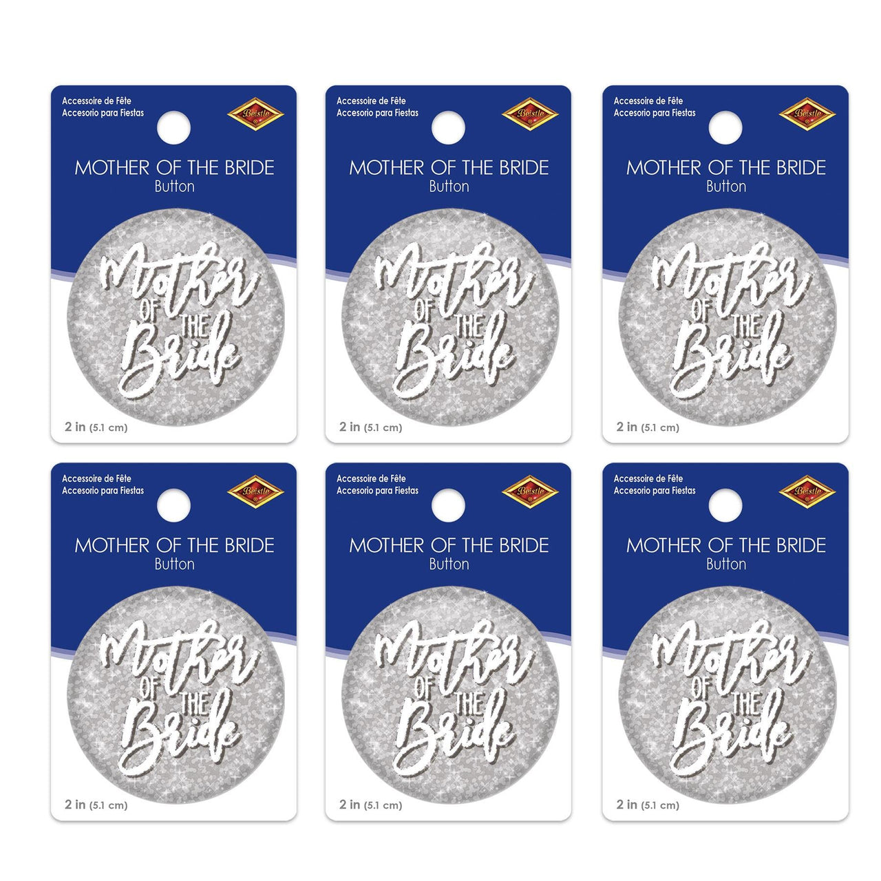 Mother of the Bride Button (Case of 6)