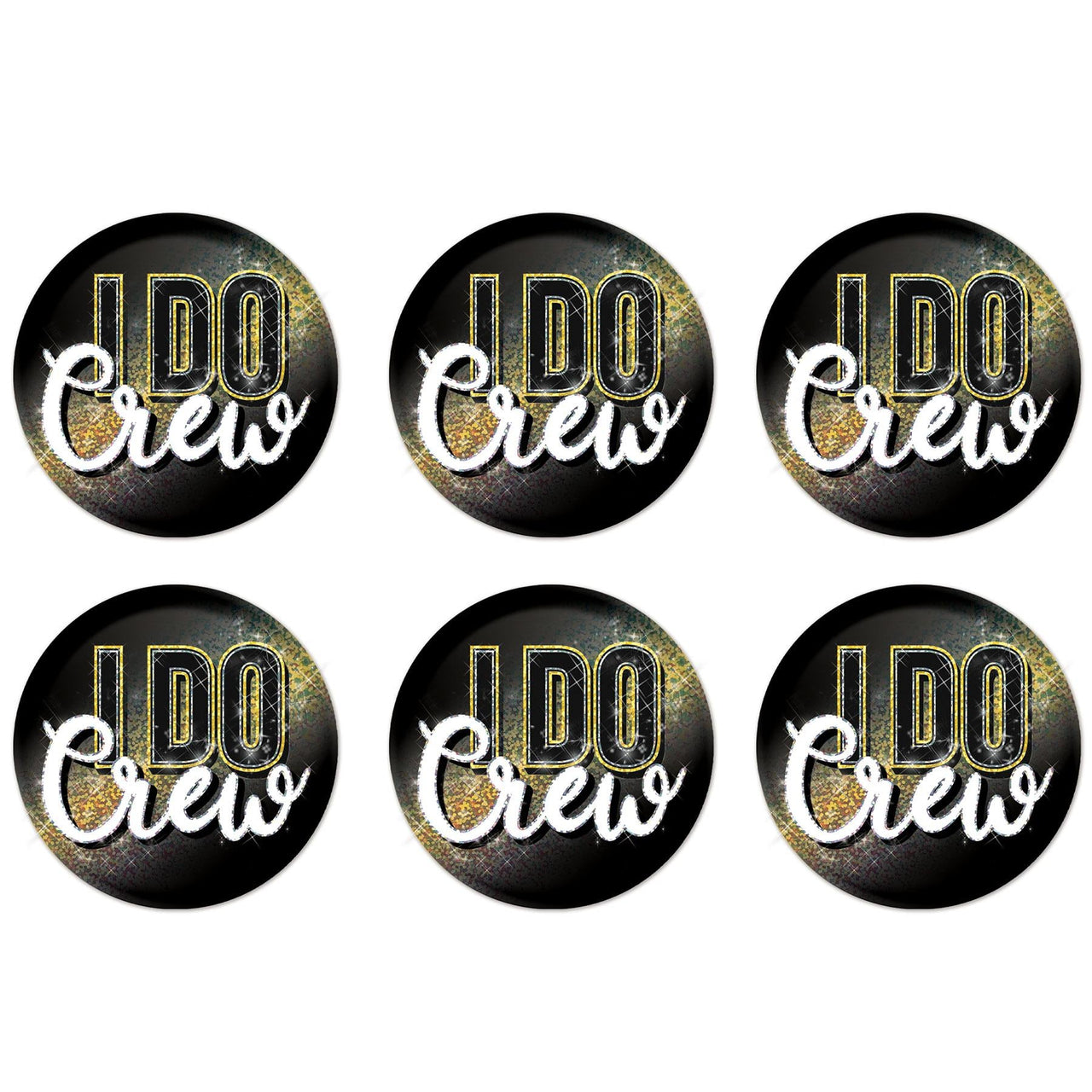 I Do Crew Button (Case of 6)