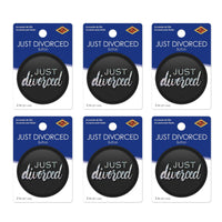 Just Divorced Button (Case of 6)