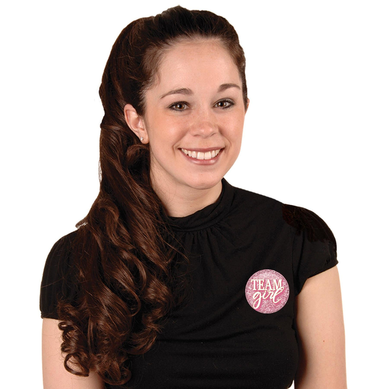 Team Girl Button (Case of 6)