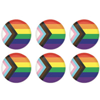 Pride Flag Button (Case of 6)