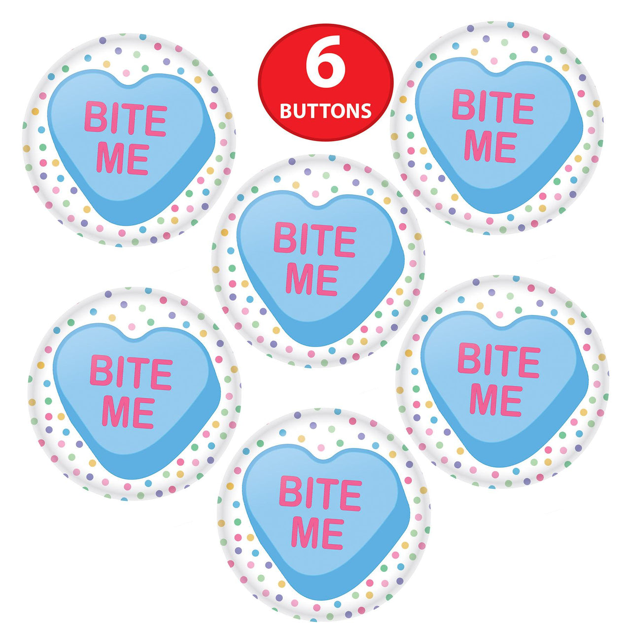 Beistle Bite Me Button