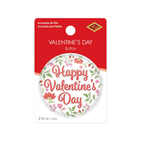 Bulk Happy Valentine's Day Button (6 Pkgs Per Case) by Beistle