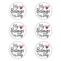 Bulk My Heart Belongs To My Dog Button (6 Pkgs Per Case) by Beistle
