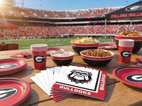 Georgia Bulldogs Napkins (20/Pkg)