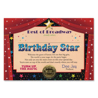 Birthday Star Certificate - Bulk 6 Pack