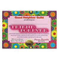 Friend Forever Certificate - Bulk 6 Pack